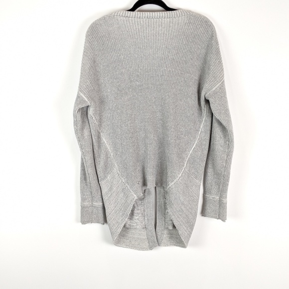Lululemon We Like to Cardi Gray Sweater Sz 8 - Picture 5 of 5